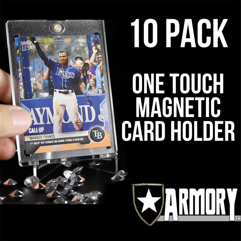 10 Pack One Touch Magnetic Card Holder